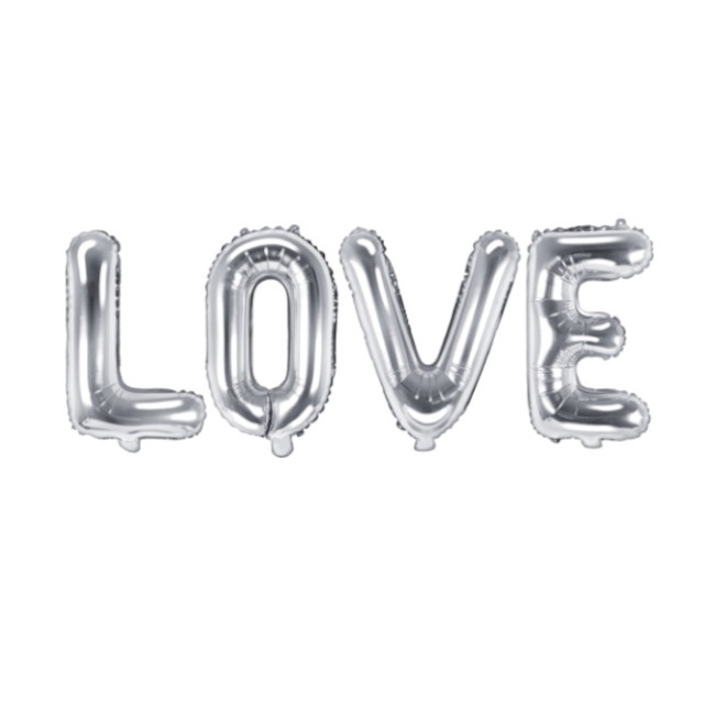 Ballon lettres Love de 35 x 140 cm - PartyDeco