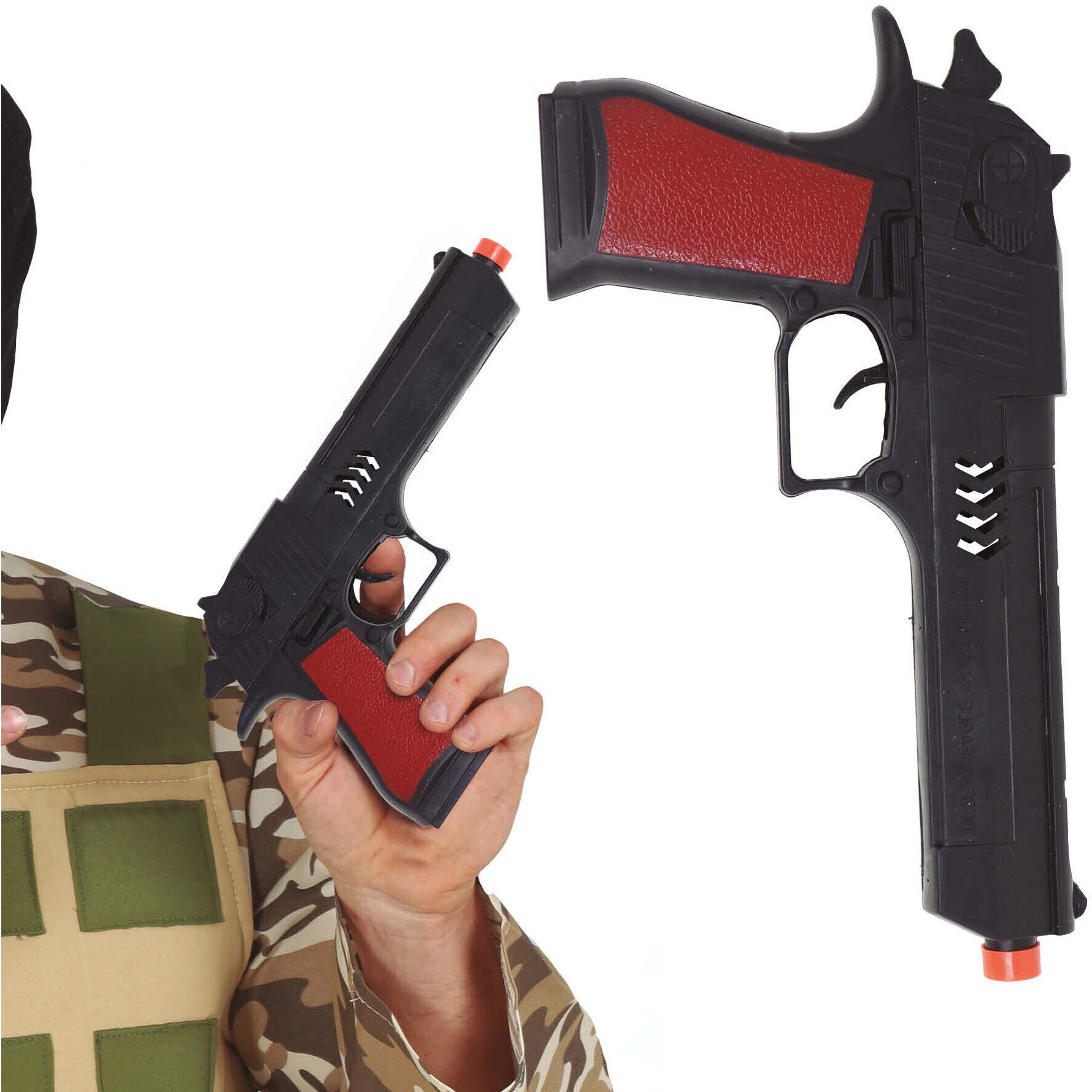 Pistolet des forces de sécurité noir - 26 cm