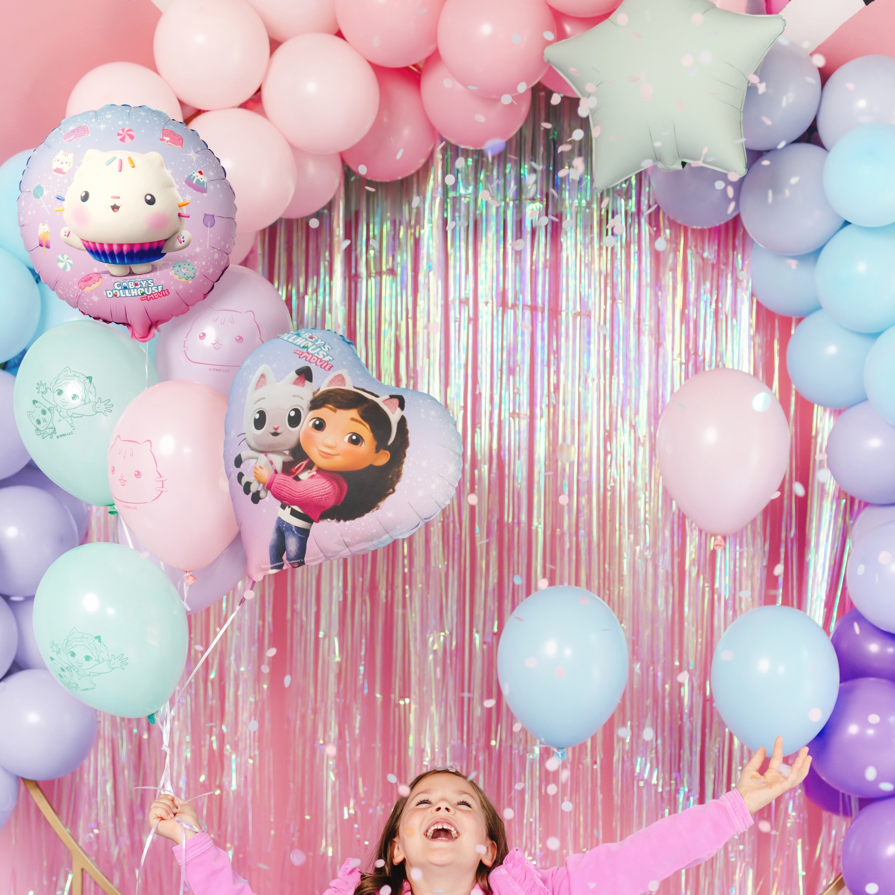 Ballons en latex de Gabby Maison de Poupées de 30 cm - 6 unités - 2