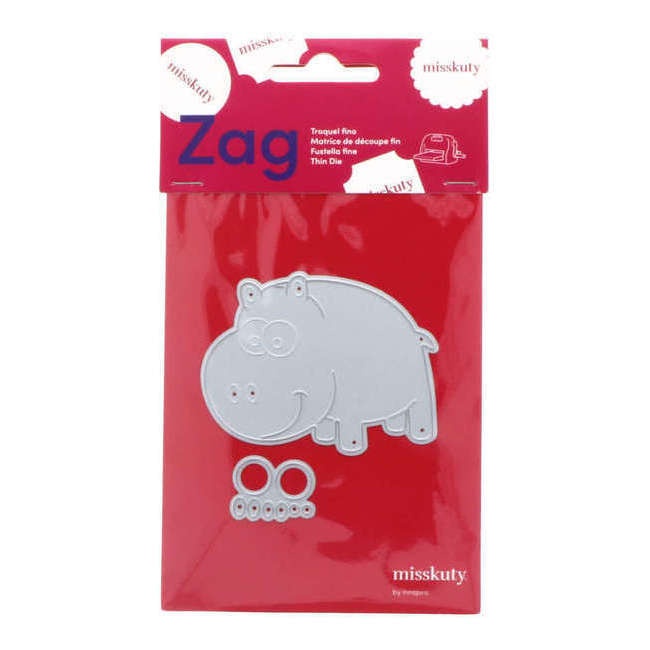 Die de découpe hippopotame Zag - Misskuty - 2 unités - 3
