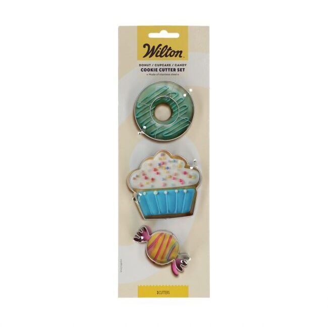 Emporte-pièces pour donut, cupcake et bonbon - Wilton - 3 unités