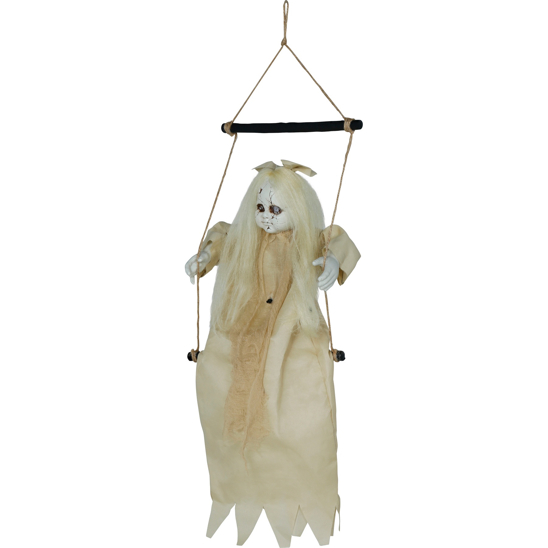 Pendentif de fille sur une balançoire avec lumière et son de 75 cm - 3