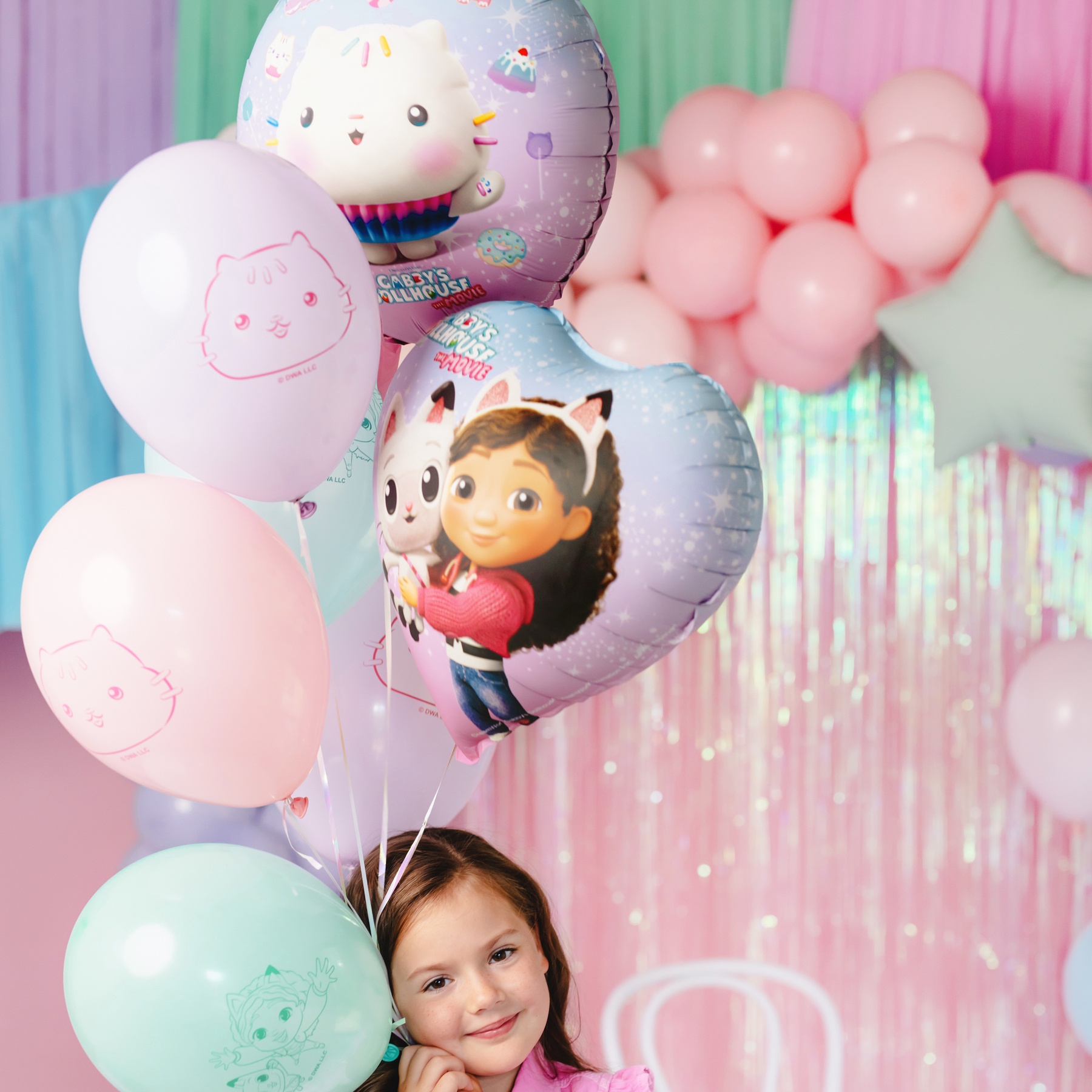 Ballons en latex de Gabby Maison de Poupées de 30 cm - 6 unités - 3