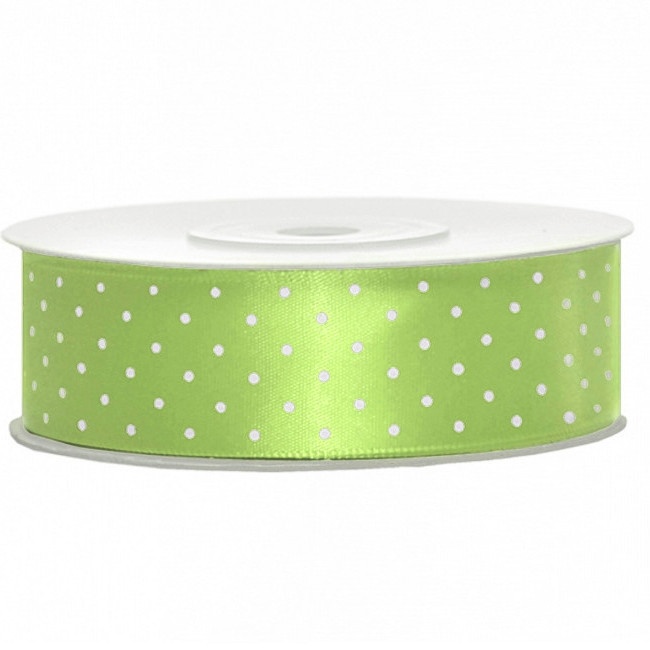 Ruban à pois de 2,5 cm - 25 m