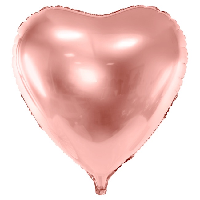 Ballon coeur XXL de couleurs de 72 x 73 cm - PartyDeco - 1 unité