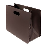 Porte-revues en similicuir pliable de 40 x 20 x 30 cm - 1 unité