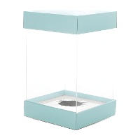 Boîte transparente pour oeuf de Pâques 16 cm - 1 unité