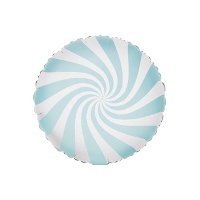 Ballon rond en spirale pâle de 45 cm - PartyDeco - 1 unité