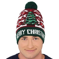 Chapeau de Noël en forme de sapin