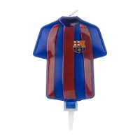 Bougie en forme de maillot FC Barcelona