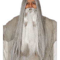 Barbe grise longue