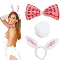 Ensemble de lapine blanc - 3 pièces