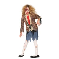 Déguisement de zombie affamé pour fille