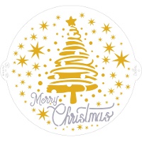 Pochoir de sapin de Noël de 25 cm - Décorez