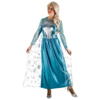 Déguisement de princesse des glaces pour femme