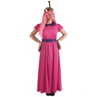 Déguisement de princesse rose pour femme