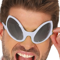 Lunettes d'alien argentées