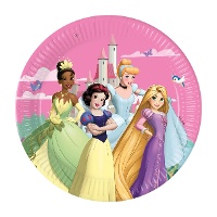 Assiettes Princesses Disney 23 cm - 8 unités