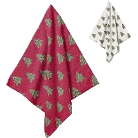 Torchon de cuisine motif arbre de Noël - 1 unité