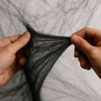Toile d'araignée noire de 60 g de qualité