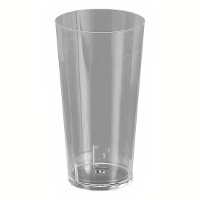 Verres à vin de plastique transparent de 90 ml - 30 unités