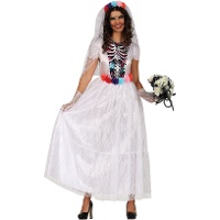 Déguisement de mariée Catrina pour femme