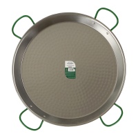Poêle à paella de 80 cm en acier poli - La Dehesa