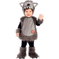 Déguisement de loup avec capuche pour bébé