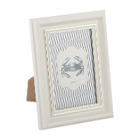 Cadre photo 10 x 15 cm blanc, style vintage