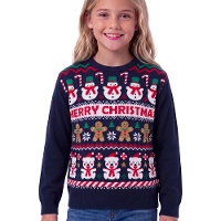 Pull de Noël pour enfants à motif de bonhomme de neige