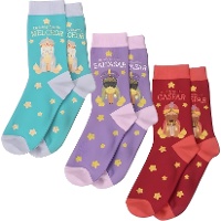 Chaussettes des Rois mages - pointure 42-47 - 1 paire