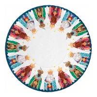 Plateau de 30 cm des Rois Mages - 2 unités