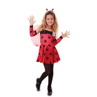 Déguisement de coccinelle avec bracelets pour fille