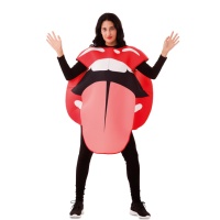 Costume d'émoticône langue pour adulte