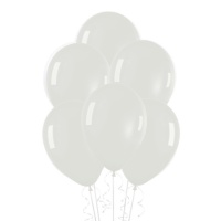 Ballons en latex de 30 cm cristal transparents - Sempertex - 12 unités