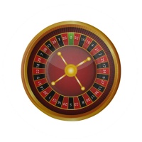 Assiettes de Casino de 18 cm - 8 unités
