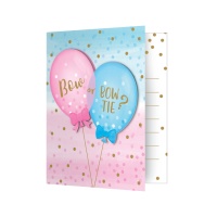 Invitations Fille ou Garçon? - 8 unités