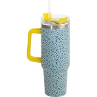 Gobelet isotherme 1,2 L à imprimé animal fluo