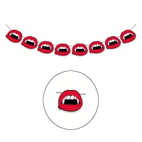 Guirlande de Nuit de vampires Halloween - 3,00 m