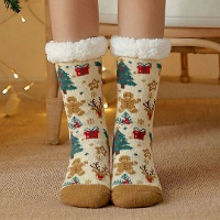 Chaussettes à motifs de Noël - taille 36-42 - 1 paire