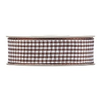 Ruban à carreaux Vichy de 2,5 cm - 20 m