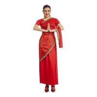 Déguisement de Bollywood indien pour femme rouge