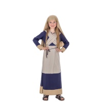 Déguisement de Hébreu bleu et marron pour fille