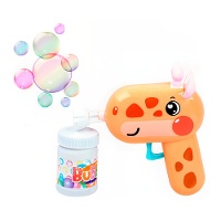 Pistolet à bulles girafe multicolore - 1 unité
