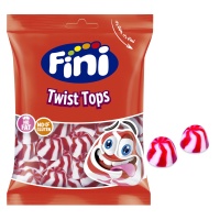 Bisous en torsade à la fraise - Fini - 90 gr
