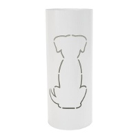 Porte-parapluie de 49 cm avec motif Chien Blanc