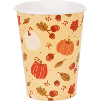 Gobelets d'automne de 250 ml - lot de 6