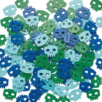 Confettis de crânes colorés de 56,6 g
