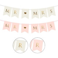 Guirlande Mr et Mrs - 2,50 cm