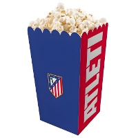 Lot de 3 boîtes Atlético de Madrid bleues avec écusson